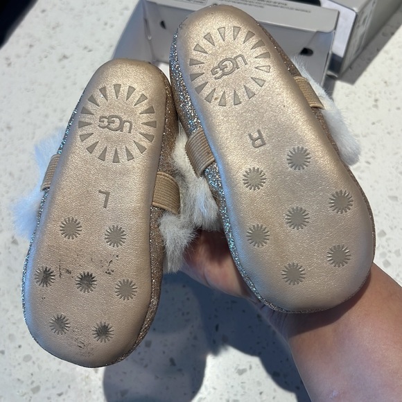 Ugg I fluff glitter ballet flat size USA 04/05 - Picture 2 of 3